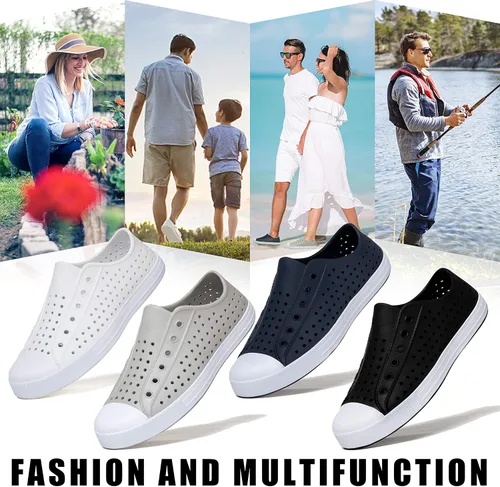 Vista 7 de SAGUARO Women's Men's Water Shoes Slip-On Garden Shoes Quick Dry Beach Aqua Shoes Lightweight Breathable Clogs