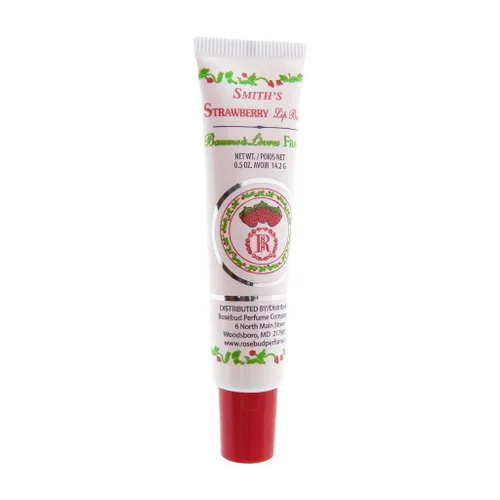 Vista 4 de Bálsamo Labial Rosebud en Tubo, Rosa Mocha, 0.5 Onzas