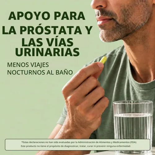 Vista 2 de Saw Palmetto con extracto de semilla de calabaza para la salud
