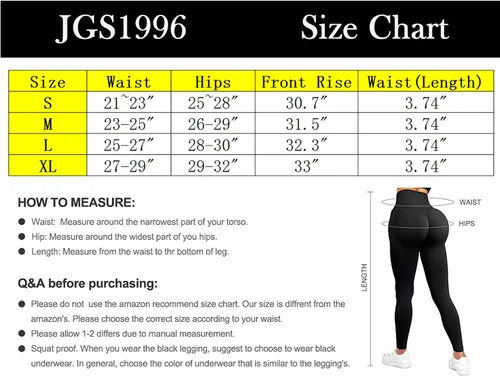 Vista 6 de JGS1996 Leggings con levantamiento de glúteos ocultos para mujer, control de abdomen, cintura alta, entrenamiento, gimnasio, pantalones de yoga
