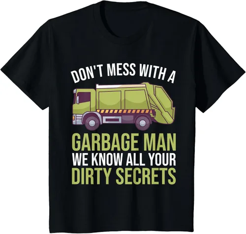 Vista 16 de Camiseta de camión de basura Don't Mess With A Basbage Man