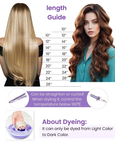 Vista 6 de LaaVoo Extensiones adhesivas de cabello humano real, color negro azabache, extensiones de cabello humano liso y sedoso, 10 pulgadas, 20