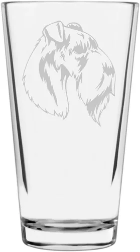 Vista 162 de Podenco Canario - Vaso de pinta de 16 onzas con temática de perro personalizado