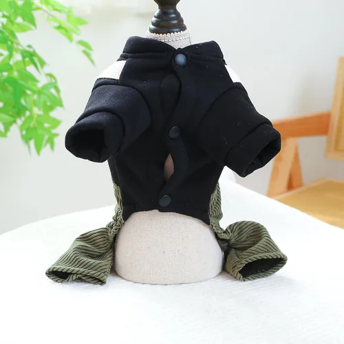 Vista 5 de Generic Ropa de verano para mascotas, camisas elegantes a cuadros para perros pequeños, lindos cachorros, overol clásico con pechera para chihuahua