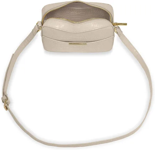 Vista 4 de KATIE LOXTON Correa ajustable de piel sintética de cocodrilo vegana con cierre completo