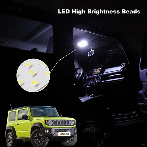 Vista 2 de Lámpara LED para maletero de lectura interior, bombilla de cúpula para mapa, compatible con Suzuki Jimny JB64 JB74W 2019-2022 (lente transparente)