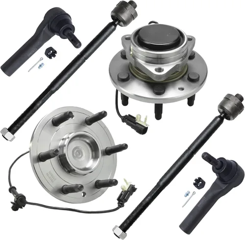 Vista 16 de Detroit Axle - Kit de suspensión delantera 4WD para Nissan Frontier Pathfinder Xterra, 2 cubos de rodamientos de ruedas, 2 brazos de control