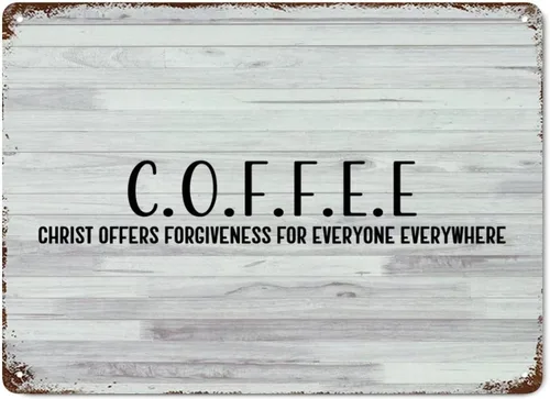 Vista 9 de LUIJORGY Letrero de metal con letras familiares con frases de café Love Is Brewing de grano de madera motivacional, envejecido, elegante