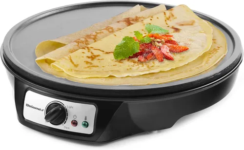 Vista 8 de Elite Gourmet Plancha eléctrica de 10 x 20 pulgadas, superficie antiadherente Ceralast™ de cerámica grande sin PFAS, asas de tacto frío, termostato