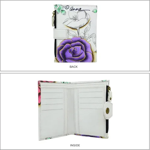 Vista 82 de Anna by Anuschka Cartera de mujer pintada a mano de cuero genuino para mujer