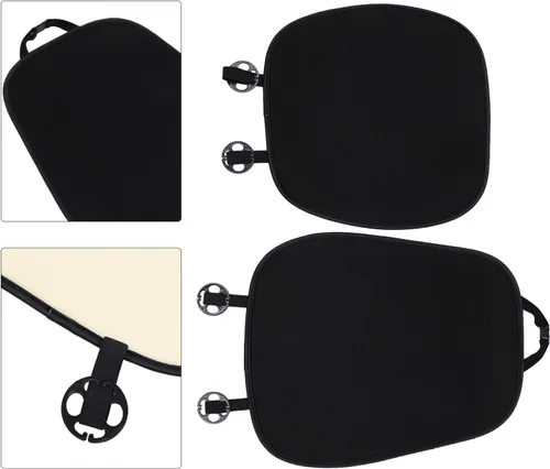 Vista 9 de FAVOMOTO Cojines de asiento automotriz Funda de asiento de coche transpirable Almohada lumbar para coche