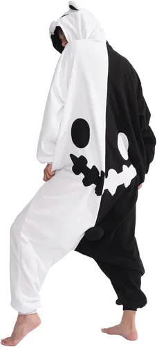 Vista 5 de Adult Animal One-piece Pajamas Cosplay Animal Homewear Sleepwear Jumpsuit Costume for Women and Men