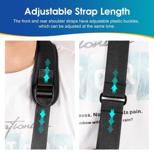 Vista 5 de Cabestrillo de Malla para Brazo y Hombro Cozyhealth - Inmovilizador Médico para el Hombro para Lesiones de Hombro, Rotura de Manguito Rotador, Brazo