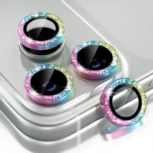 Vista 131 de Choiche Compatible para iPhone 16 Pro/iPhone 16 Pro Max Protector de Lente de Cámara, Vidrio Templado 9H Protector de Pantalla de Cubierta de Cámara