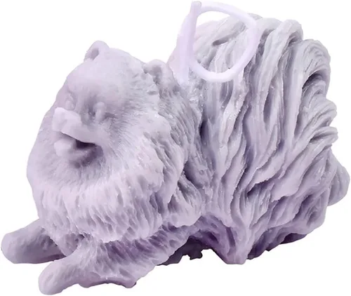 Vista 4 de Grainrain Moldes de velas 3D Pilar Silicona Jabón Molde de Oso Hecho a mano de cera de soja (SXY064)