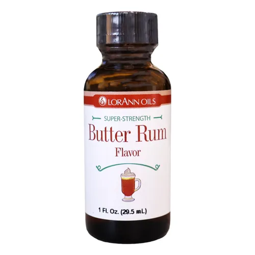 Vista 3 de LorAnn Butter Rum SS Flavor, botella de 1 onza