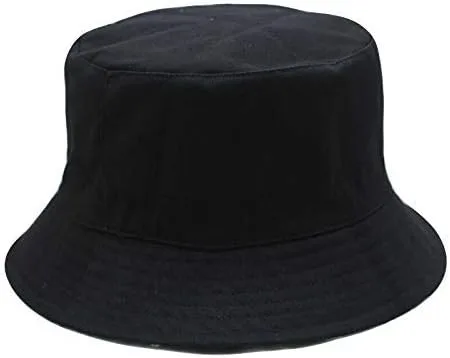 Vista 4 de Quanhaigou Sombrero de pescador para hombres y mujeres, sombreros de sol estampados reversibles, para pescador, para exteriores, verano, viajes