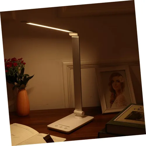 Vista 6 de Uonlytech Lámpara LED de escritorio para ojos con control táctil recargable, modos de brillo, diseño para el hogar, oficina, dormitorio, lectura