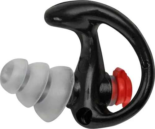 Vista 4 de Defensores sónicos Plus Surefire EP4 Tapones para los oídos, Triple diseño con brida, reutilizable, M