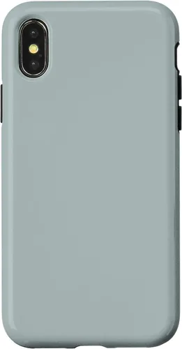 Vista 5 de iPhone 12 mini simple elegante color sólido luz polvo azul hielo caso