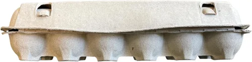 Vista 3 de Los cartones de huevos de pulpa natural sostienen de forma segura una docena de huevos o para usar para manualidades o vender sus huevos grandes