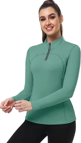 Vista 3 de CADMUS Women's Compression Long Sleeve Shirts for Hiking Running Dry Fit Tights