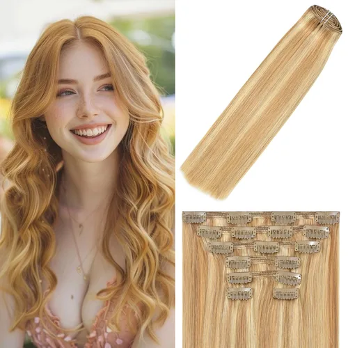 Vista 13 de WindTouch - Extensiones de cabello humano liso con pinzas, color negro azabache, 2.47 onzas, N.° 1, 12 pulgadas, 7