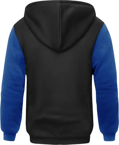 Vista 48 de SCODI Sudaderas con capucha para hombre, forro polar pesado, cremallera completa, forro de sherpa grueso, chaqueta con capucha