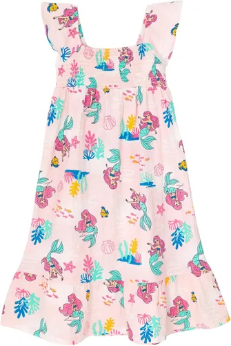 Vista 7 de Disney Minnie Mouse - Vestido midi para niñas pequeñas y grandes, diseño de sirena, Ariel