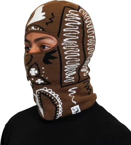 Vista 2 de GC Pasamontañas Paisley Bandana Máscara de esquí para hombres y mujeres, máscara facial resistente al viento para ciclismo, motocicleta, correr