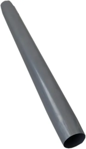 Vista 3 de Class A Customs - Patas de mesa de metal plateado de 27.5 pulgadas, con 2 bases de plástico plateadas para montaje en superficie