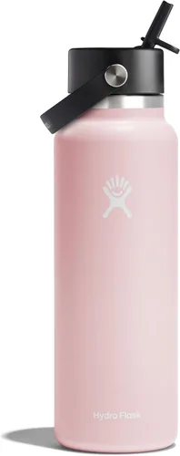 Vista 32 de Hydro Flask Botella de agua – Acero inoxidable aislado – Tapa flexible con popote de boca ancha, antiderrames, a prueba de fugas y recargable