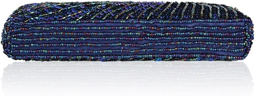 Vista 5 de RARITYUS Bolso de noche para mujer con forma de rosa de satén sedoso con elegante asa de metal para fiesta, boda