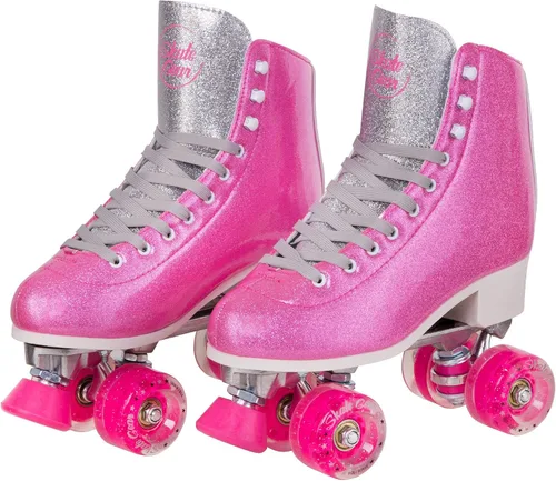Vista 3 de C SEVEN - Patines brillantes para patinaje al aire libre, piel sintética