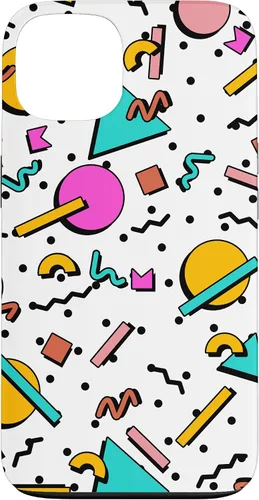 Vista 7 de Vintage Geometría Forma Patrón Retro 80s 90's Nostalgia Case para iPhone 17