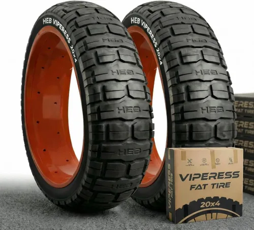 Vista 7 de HEB VIPERESS 26x4 and 20x4.0 Fat Tire - Puncture Resistant Ebike Tires, 20x4 Fat Bike Tire for Electric Bike, MTB, Heavy Duty, All Terrain Tire for