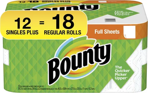 Vista 7 de Bounty Select-a-Size - Toallas de papel, color blanco, 12 rollos (paquete de 1)
