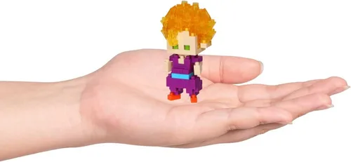 Vista 4 de nanoblock - Dragon Ball Z - Son Gohan Super Saiyan, kit de construcción de la serie de colección de personajes