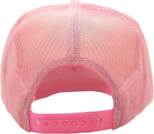 Vista 2 de Visibly Toxic Mercury is in Reverse Cowgirl Trucker Hat Pink, Rosado