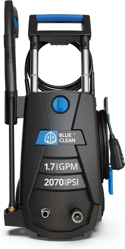 Vista 15 de AR Blue Clean BC383HS Lavadora a Presión Eléctrica - 2000 PSI, 1.7 GPM, 13 Amperios, Accesorios de Conexión Bayoneta, Mango Telescópico