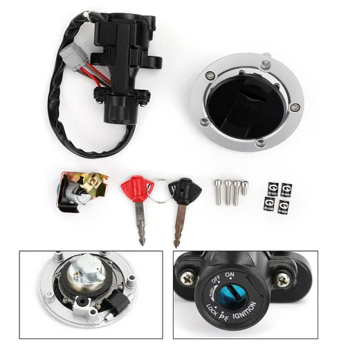 Vista 2 de Llave de encendido para Suzuki GSXR 600 750 2006-2018 GSXR 1000 2005-2018 L650 V-Strom 2012-2016 DL1000 V-Strom 2014-2016