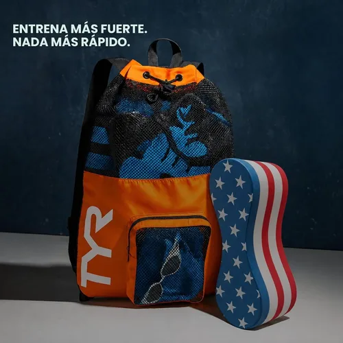 Vista 5 de TYR Pull Float - Swim Training Aid for Upper Body Strength & Technique Training, 6” EVA Foam Resistance Buoy for Swim Drills USA