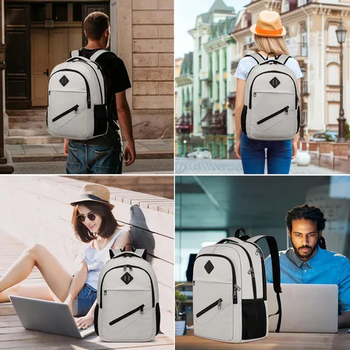 Vista 6 de Mochila BIKROD para niñas y mujeres, mochila escolar para adolescentes y niños, mochila ligera casual para la escuela secundaria, mochila