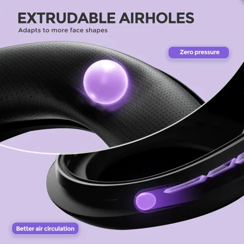 Vista 3 de VR Upgraded Face Cushion Compatible with Quest 2 Accessories, Two Soft Facial Interface Foam Replacement