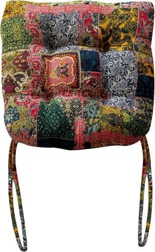 Vista 28 de vctops Cojines para silla de estilo rústico con estampado de pájaros y lazos Cojines para silla en forma de U suaves y cómodos Almohadillas