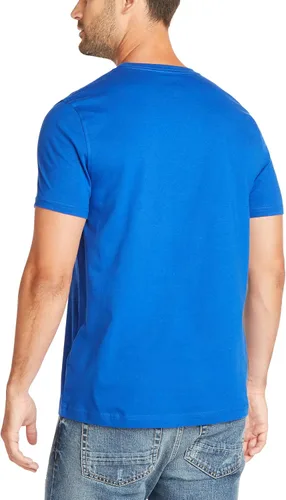Vista 3 de Nautica - Camiseta de manga corta, color sólido y cuello redondo