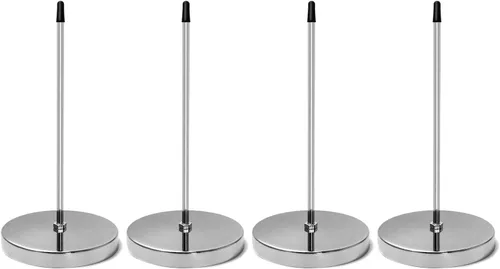 Vista 8 de QWORK Soporte para recibos de escritorio, paquete de 4 unidades de Spike Stick Recibos Check Bill Fork Restaurant Check Husillo, Soporte de papel