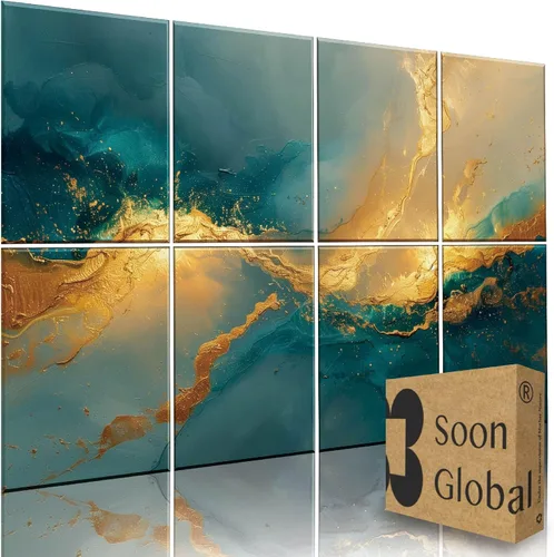 Vista 23 de Soon Global Paquete de 8 Paneles Acústicos, Paneles de Pared Insonorizados, Paneles Absorbentes de Sonido de 48 X 32 Pulgadas, Paneles Acústicos