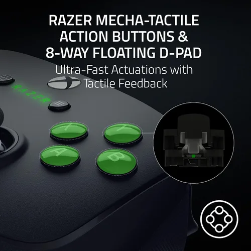 Vista 10 de Razer Wolverine V3 Pro Wireless Gaming Controller Licensed for Xbox Series XS, Xbox One, Windows PC - 6 Remappable Buttons - Fast Triggers