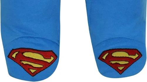 Vista 7 de Warner Bros Batman Superman - Mono para bebé con capa